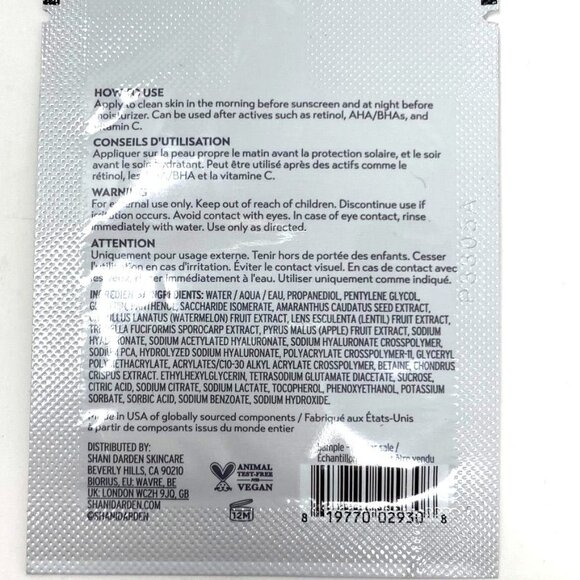 Sampler Pack 4 Facial Serums/ 1SPF 50 Lotion Wrinkle Plumping Hydration - Picture 5 of 11